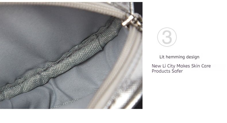 Mode Silber Kopfhörer Lagerung Exquisite Mini Tragbare Zipper Kleine Tasche PVC Lippenstift Schlüssel Geldbörse_voghion.com