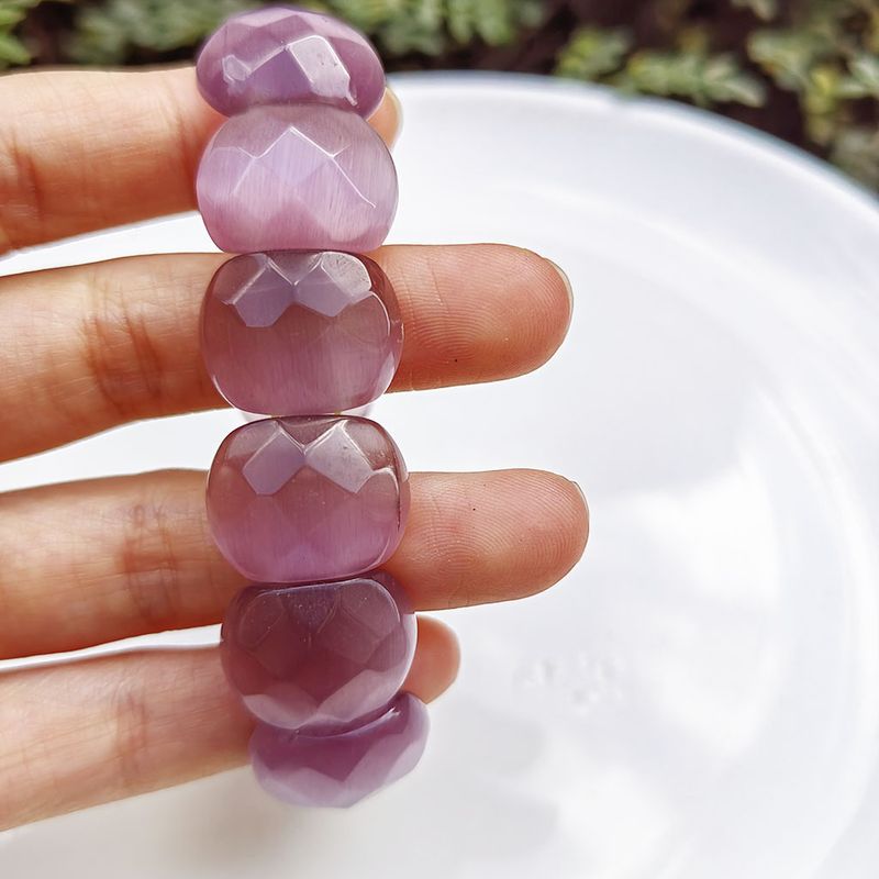 Handgefertigtes DIY-Armband aus elastischem Band mit Camouflage-Tausendblumen-Glasur für Damen_voghion.com