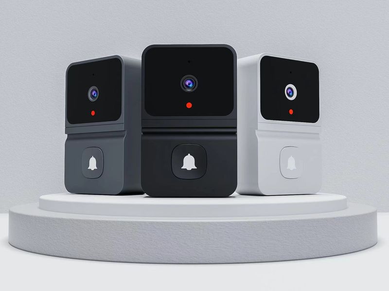 Smart WiFi Video Doorbell – Wireless Two-Way Audio, HD Night Vision, App Control, Compatible With Smart Home Systems_voghion.com