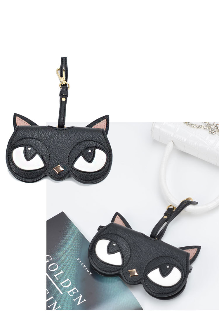 Unisex Brillentasche Out of the Street Brillentasche Sonnenbrillenbox PU Leder Sonnenbrillentasche Hakenanhänger_voghion.com