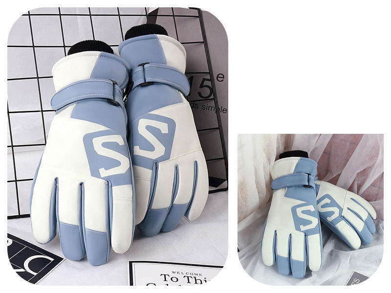 Unisex Warm Ski riding thickened windproof, waterproof, cold fleece warm touch screen winter gloves for men and women_voghion.com