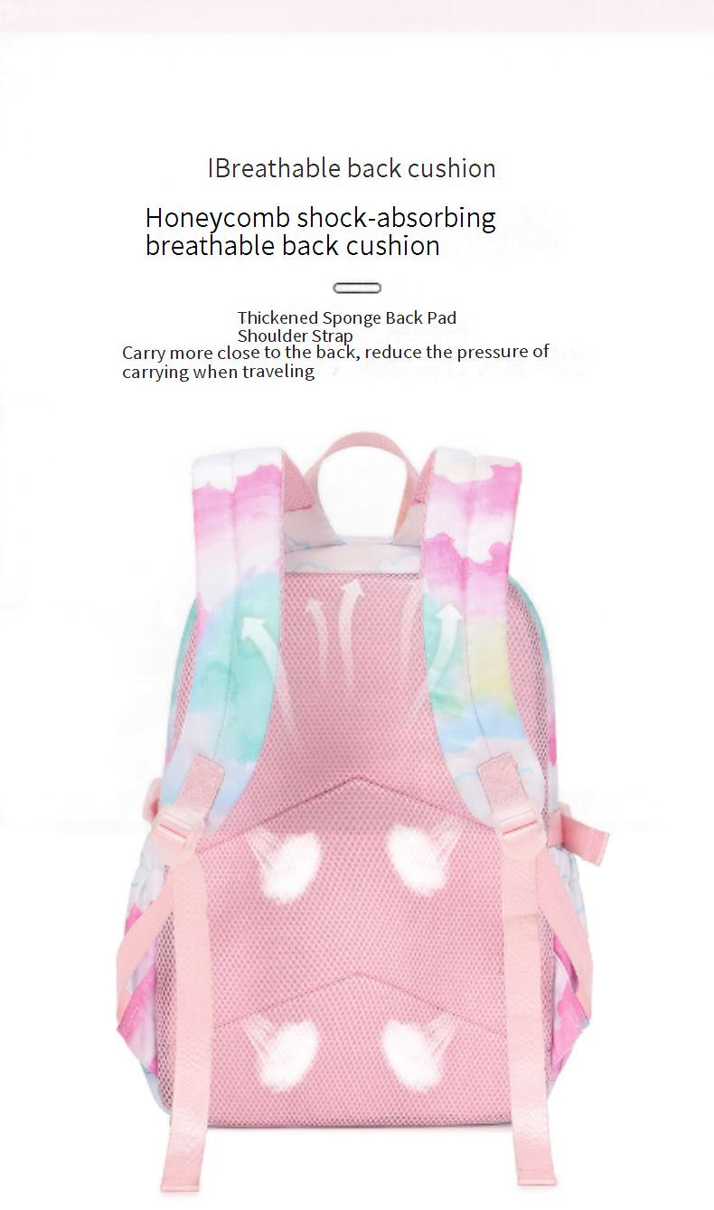Kids Backpacks Large Capacity, Fashionable New Style Backpack, Elementary School Students, Girls, Weight Reducing Printed Backpack_voghion.com