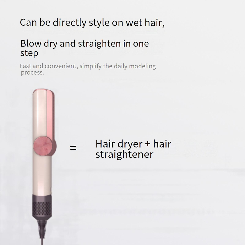 Ionic Hair Straightener & Curling Iron - Dual Voltage Styler For Wet/Dry Hair No Heat Damage & Frizz Control_voghion.com