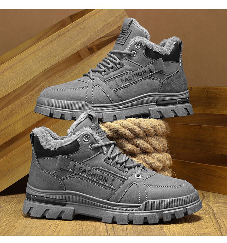 "2025. Autumn/Winter Warm Shoes, Men's Board Shoes, Sporty And Casual Men's Shoes._voghion.com