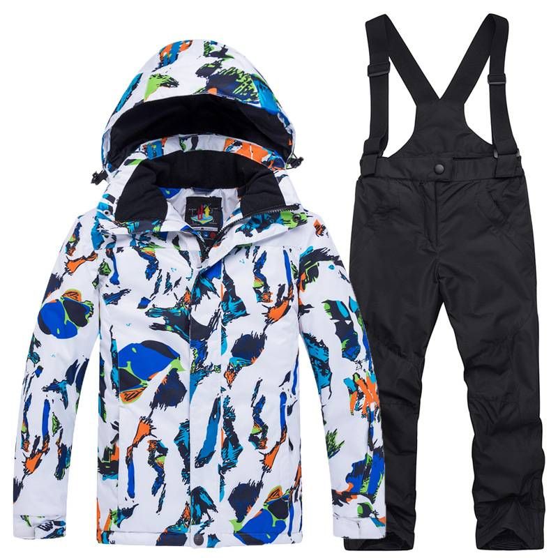 NOKO-New Children's Ski Suits, Boys' And Girls' Two-piece Outdoor Thickened Warm Ski Suits._voghion.com