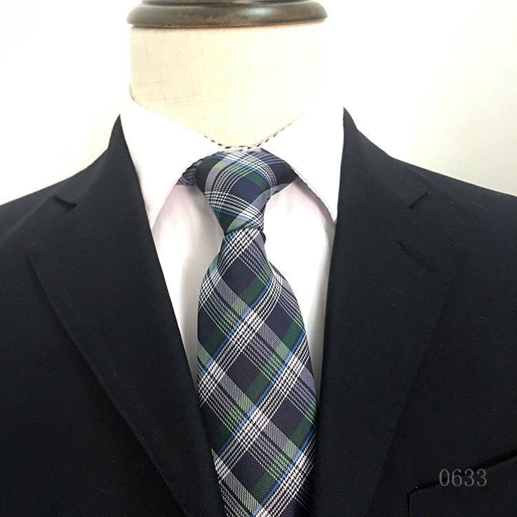 Cravatta scozzese britannica ad alta densità, camicia formale da uomo a quadri_voghion.com