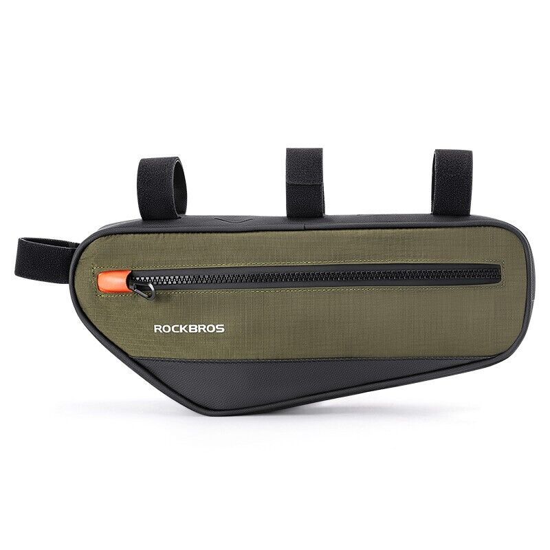 ROCKBROS Borsa per telaio bicicletta Borsa per bicicletta Borsa triangolare Borsa per attrezzi 1,7L_voghion.com