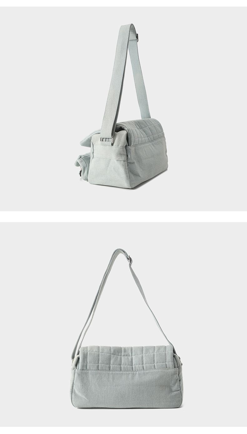 Korean Multi-pocket Armpit Large 2025 Spring And Summer New Casual Sports Crossbody Bag Retro Toast Bag Fashionable Versatile_voghion.com