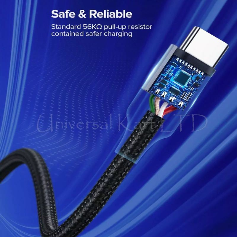 USB A auf Typ C Schnellladekabel 3A für Samsung Handy-Anschluss USB C Kabel_voghion.com