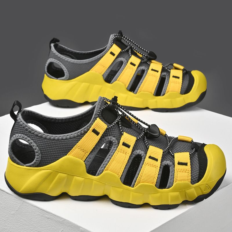 Heiße Verkaufsschuhe für Frühling und Sommer, neue atmungsaktive Baotou-Sport-Wandersandalen für Herren im Freien_voghion.com