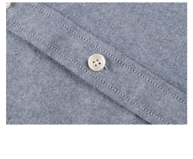 Man's clothing Cotton Oxford long sleeve casual shirt for men fashion_voghion.com