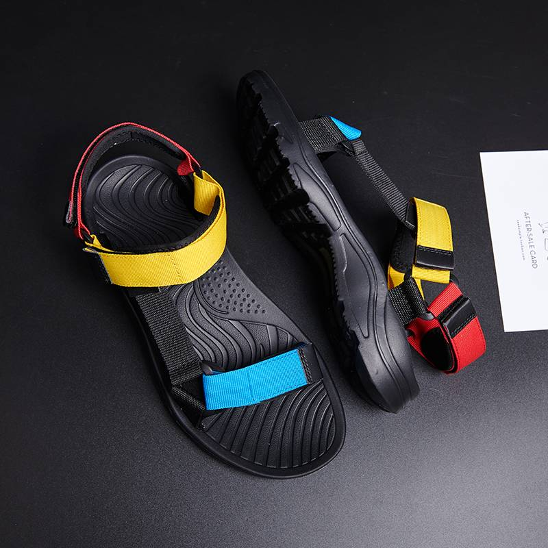 Sandálias masculinas explosivas de verão 2024, novas sandálias EVA ultraleves, sapatos de praia_voghion.com