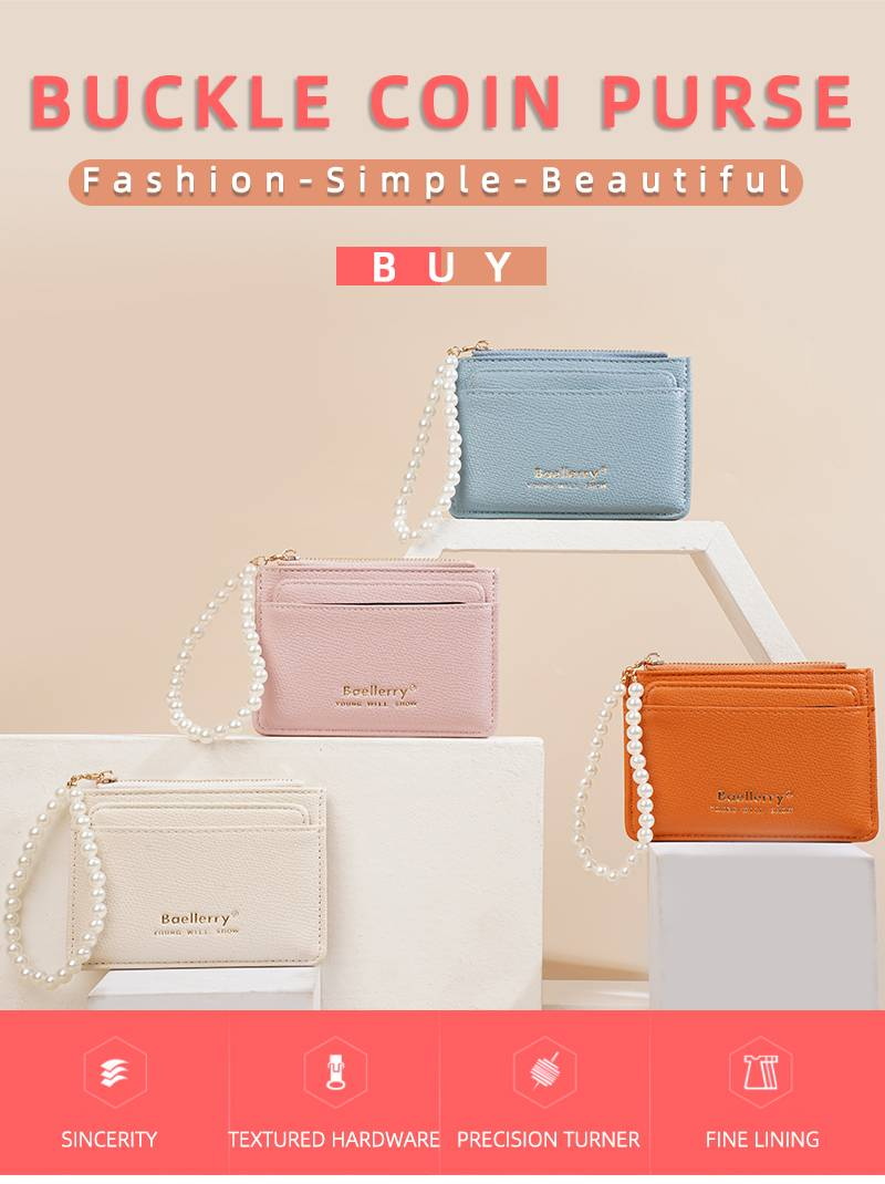Trendy Fashion Student New Small Card Holder Pu Bank Card Multi-card Slot Wallet Card Holder Card Bag_voghion.com