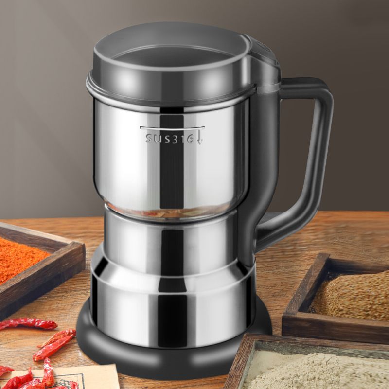 Molinillo de café eléctrico de 220 V, molinillo eléctrico para cereales, nueces, frijoles, especias, granos, máquina de cocina, herramientas de molienda_voghion.com