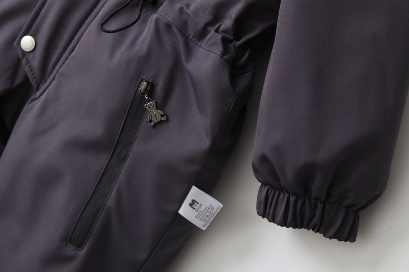 Traje de nieve impermeable para bebé: mono de esquí ligero con cremallera completa para niños pequeños (90-120 cm) y mono con capucha transpirable para niños y niñas._voghion.com