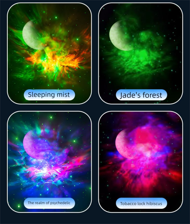 New High-Definition Astronaut Lamp Projector Starry Sky Living Room Bedroom Ceiling Decoration Music Atmosphere Ni_voghion.com