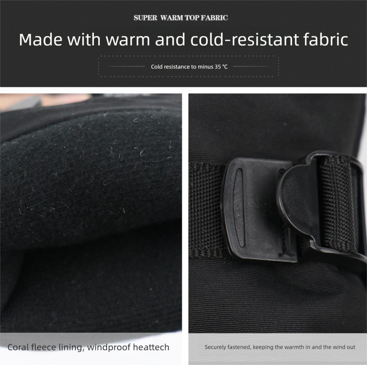 Cross-Border Outdoor Skiing Cycling Thickened Electric Touch Screen Charging Cold-Proof Heating Gloves_voghion.com