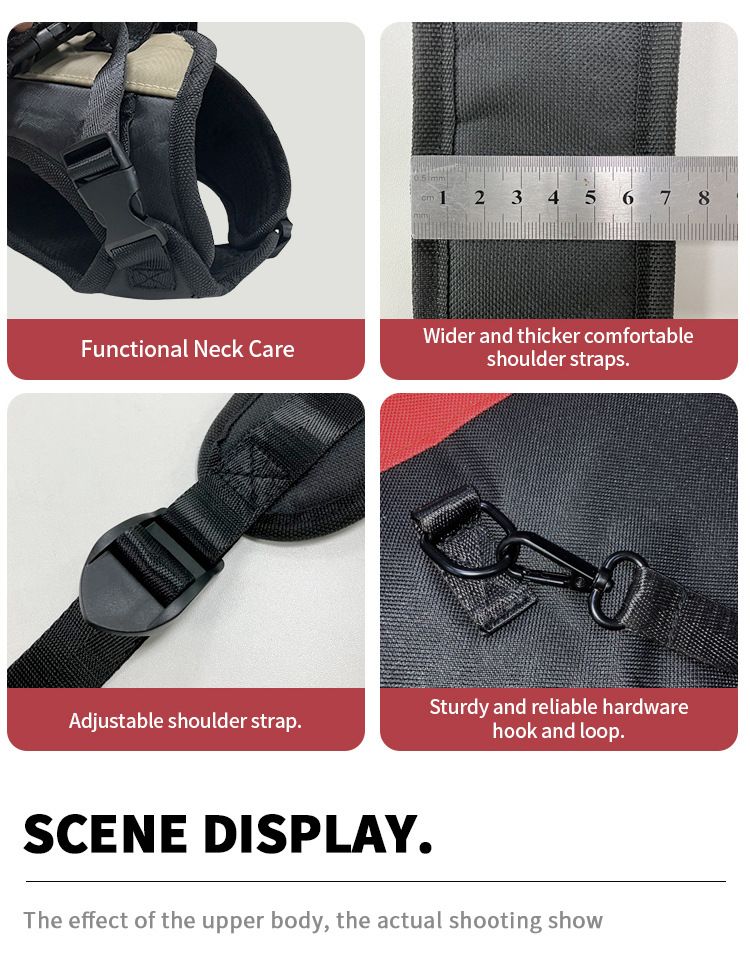 Novo Pet Carrying Multi Funcional Airborne Alça Dupla Ombro Ao Ar Livre Caminhada Maca Saco Montando Mochila Cão_voghion.com