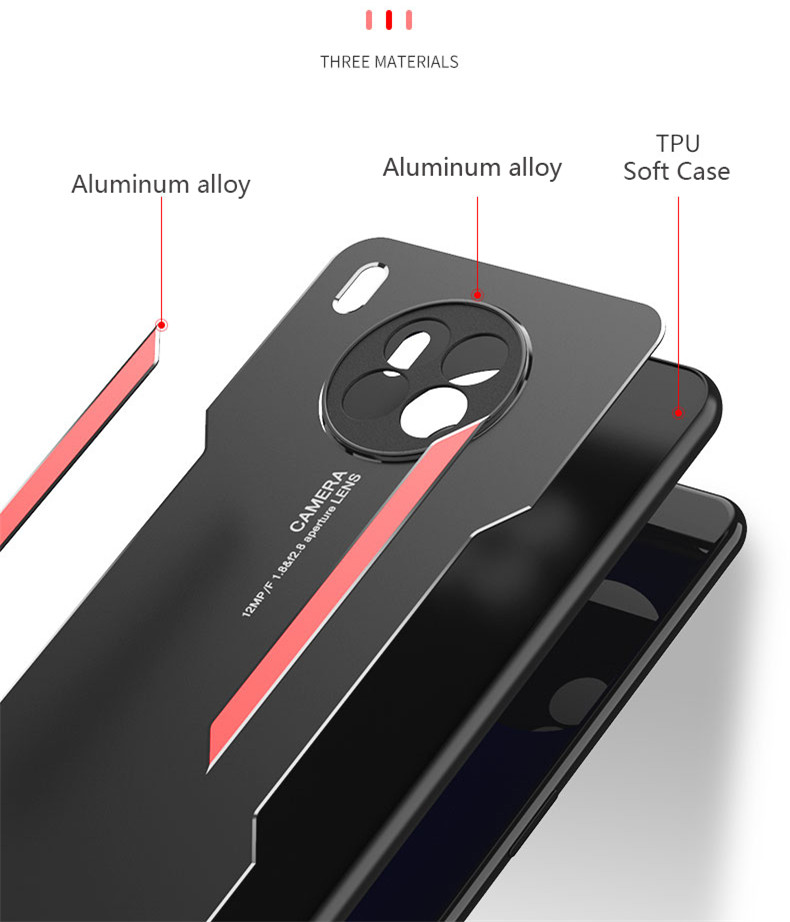 Per Huawei Nova 8i Custodia Custodia protettiva per cover posteriore di alta qualità per Huawei Nova 8i Anti-caduta Anti-impronta Alluminio A_voghion.com