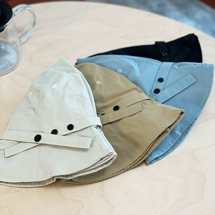Sombrero de cubo impermeable con protector solar de verano para mujer, sombrero para el sol, sombrilla con protección UV, sombrero de lavabo_voghion.com