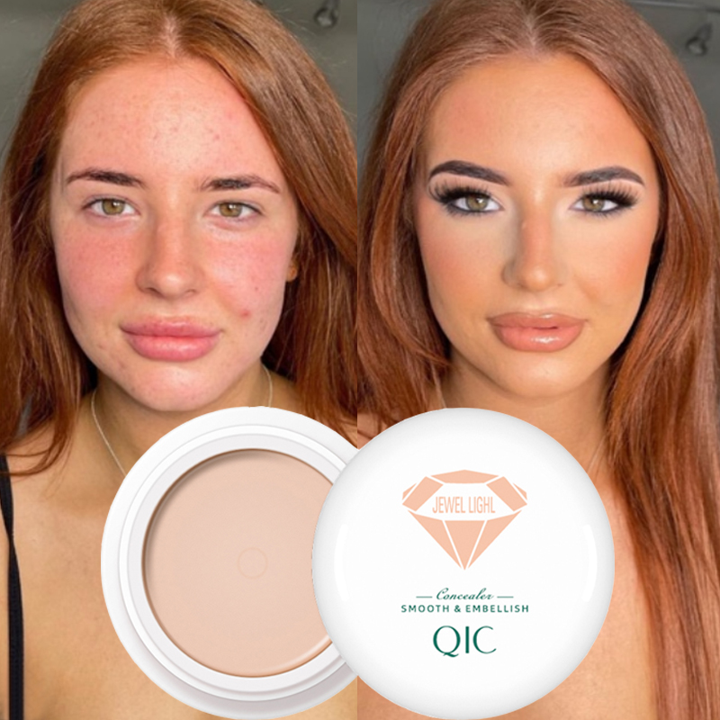 Paleta corrector mate hidratante duradero cobertura completa ojeras acné resaltador de poros base Conc_voghion.com