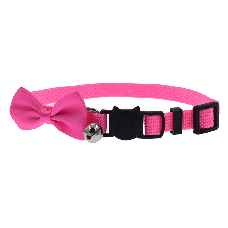 Collar para gato Guangying, color sólido, estilo lazo, herramienta de tracción ajustable, accesorios duraderos para mascotas para exteriores_voghion.com