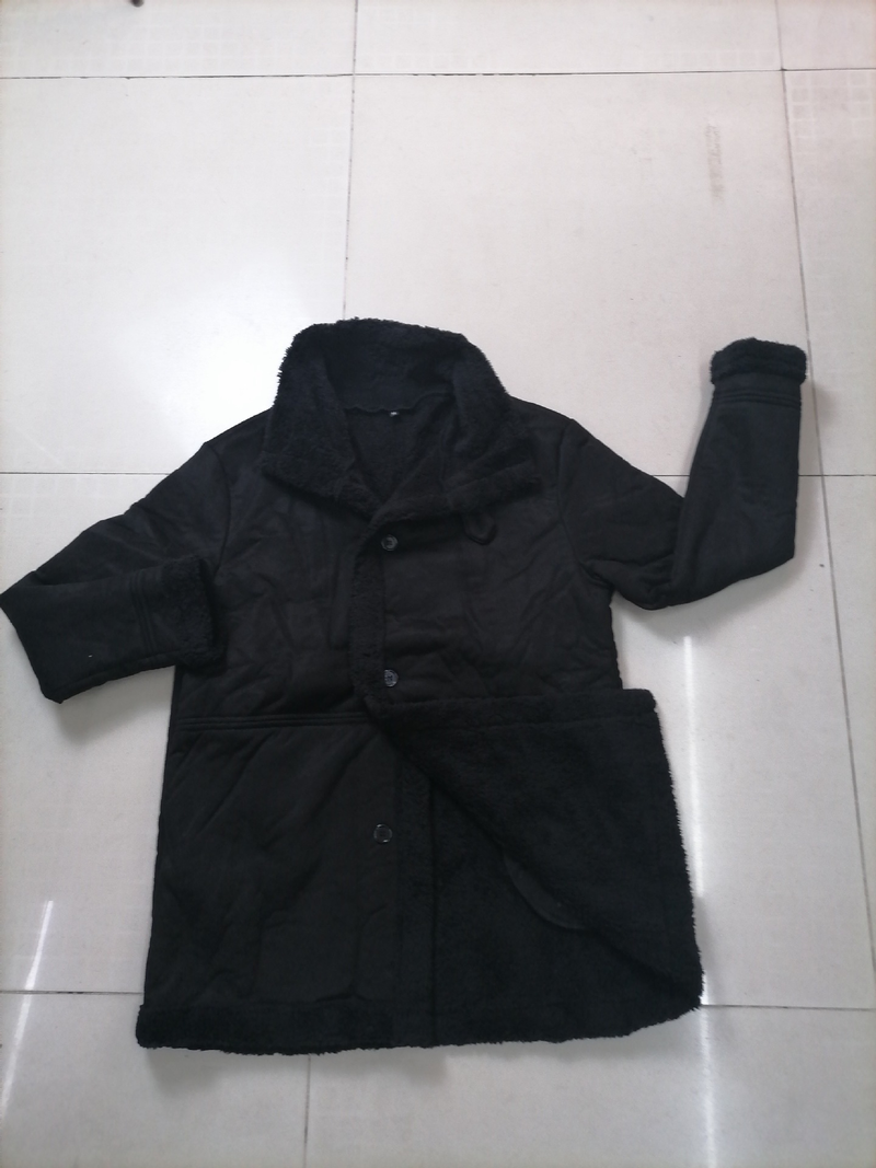 Giacca in pelliccia sintetica da uomo – Cappotto invernale foderato in pile con elegante collo alto (grigio, verde, marrone, nero)_voghion.com