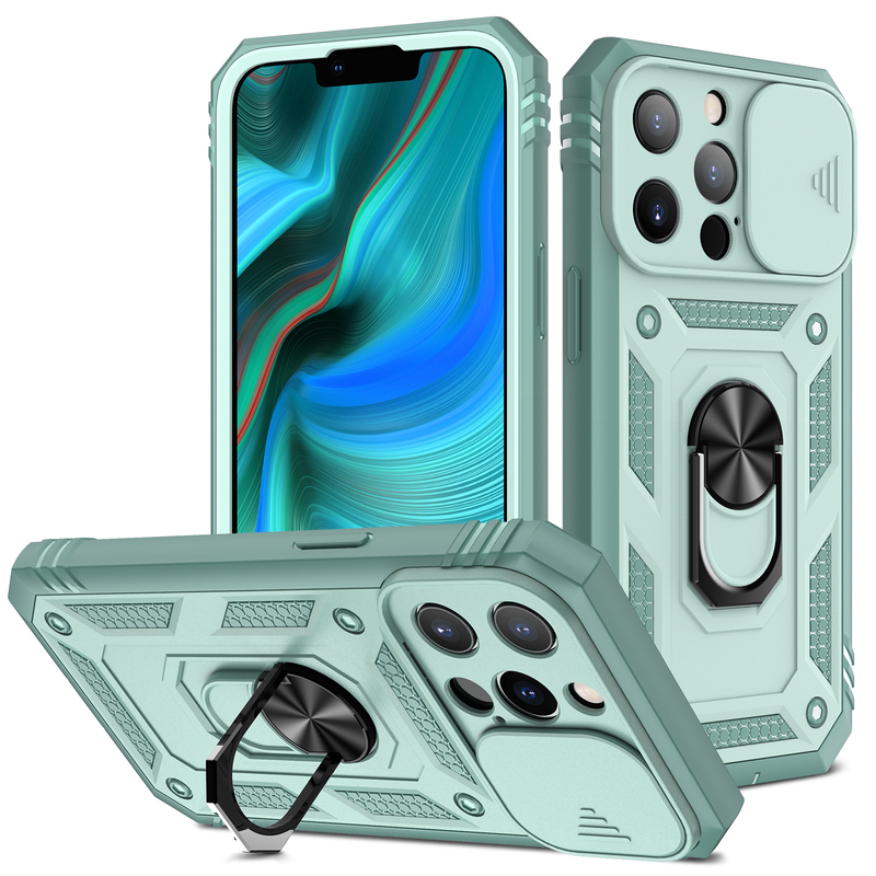 Coque pour iPhone 14 13 12 11 Pro Max X Max 8 Plus Coque robuste avec caméra Rotation à 360 degrés Béquille robuste Shockpro_voghion.com