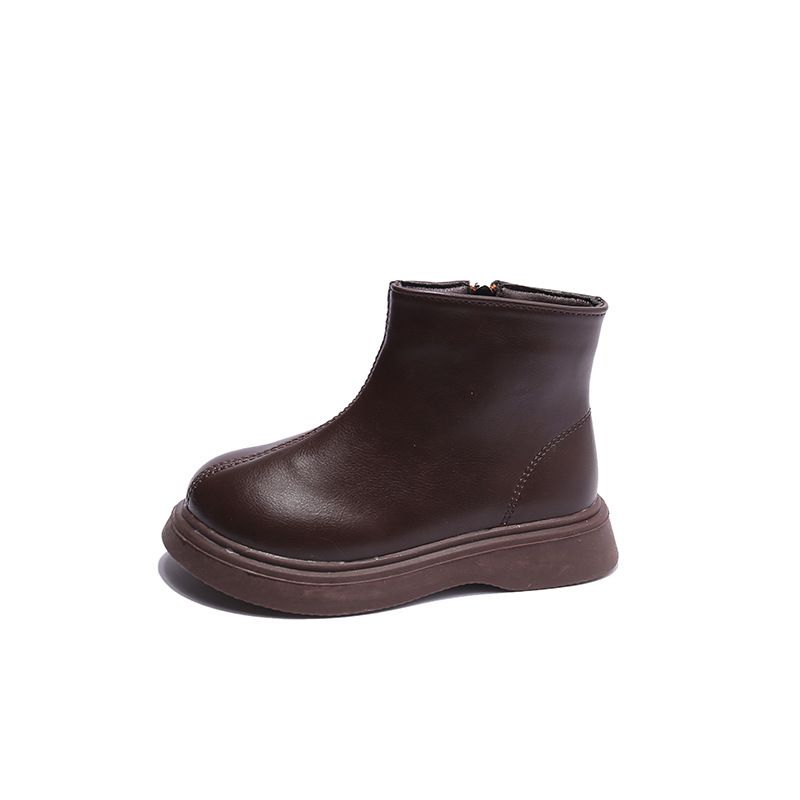 Bottes courtes classiques pour filles, automne 2025, nouvelles, simples, à la mode, confortables, de style britannique_voghion.com