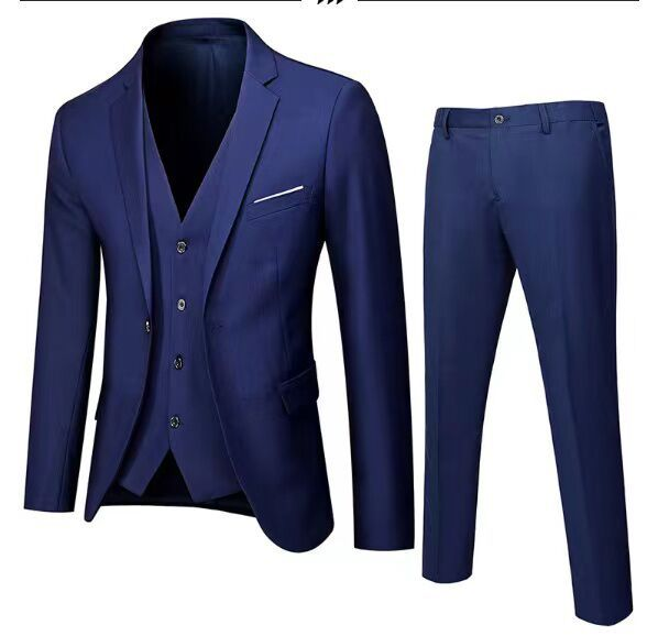 Homens quentes marca blazers 3 peças define ternos de negócios blazer + colete calças casamento formal casacos elegantes jaquetas festa casamento formal casual terno_voghion.com