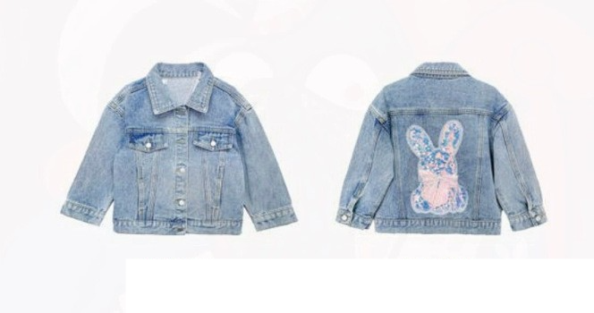 Mother&Kids Mädchen-Jeansmäntel Mode für Kinder Mädchen Baby-Kinderkleidung Kinderkleidung_voghion.com