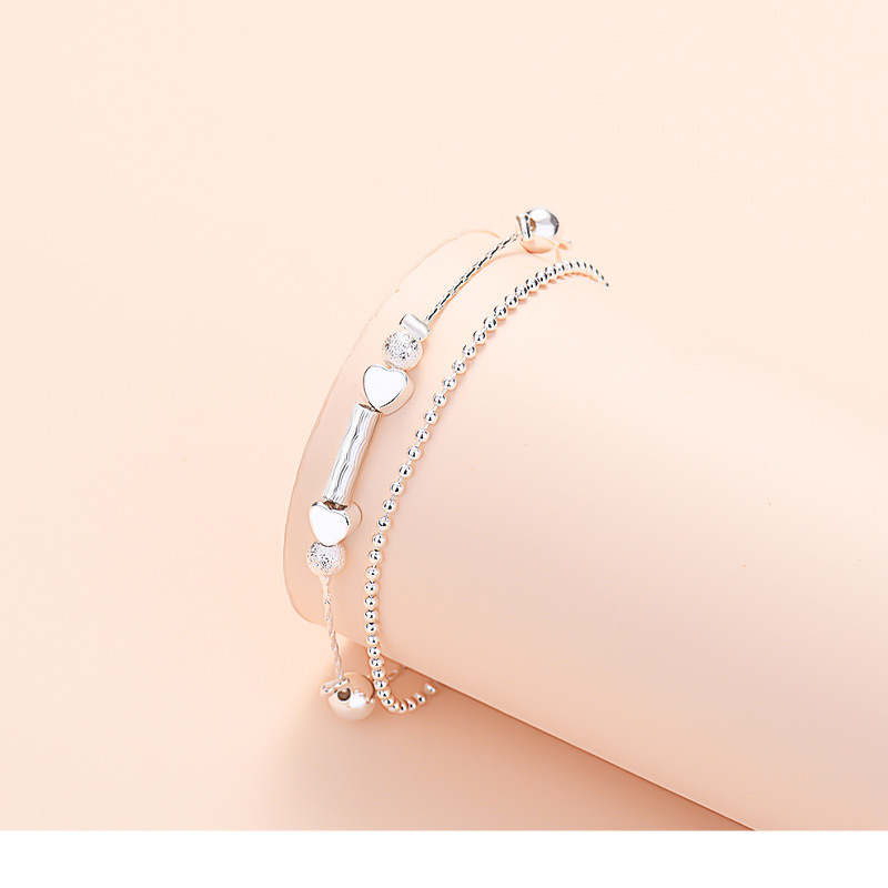 To Heart Doppeltes Glücksperlenarmband für Damen, modisch, schlicht, Waldstil, exquisite Handschmuckquelle_voghion.com
