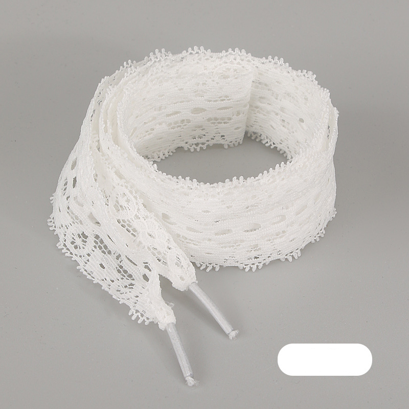 Accessori per scarpe personalità moda scarpe di tela scarpe di pelle nero bianco cammello lacci elastici_voghion.com