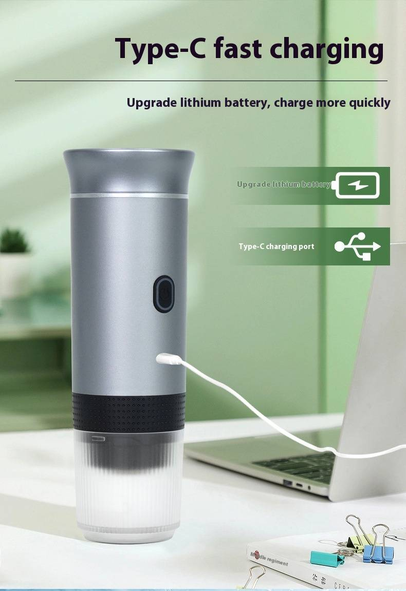 Portable Espresso Machine - 3-in-1 Capsule Coffee Maker For Nespresso & Ground Coffee - Compact & Travel-Friendly - Perfect For Home Office_voghion.com