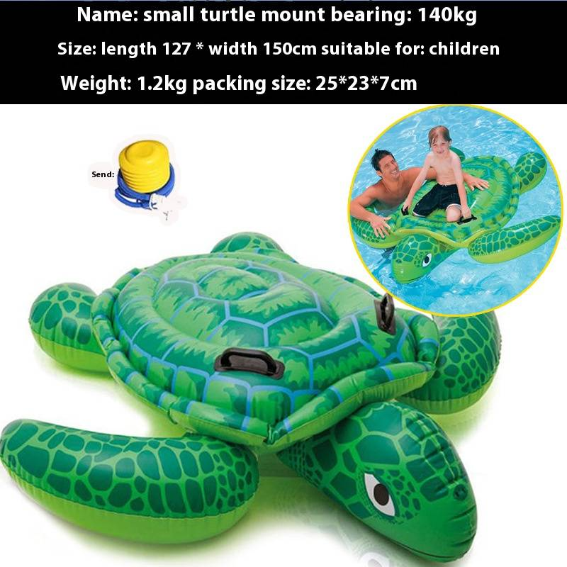 Animal Inflatable Air Cushion Floating Raft Reclining Chair Bed On Water Adult And Children Mermaid Recliner Shell Shark Turtle Electric Ray Whale_voghion.com