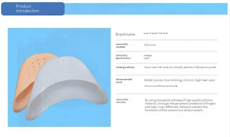 Vorfuß-Silikon-Überschuhe, Zehenschutz, Zehenabdeckungen, High Heels, Zehenschutz, Anti-Verschleiß-Fußabdeckungen, Ballerinas_voghion.com