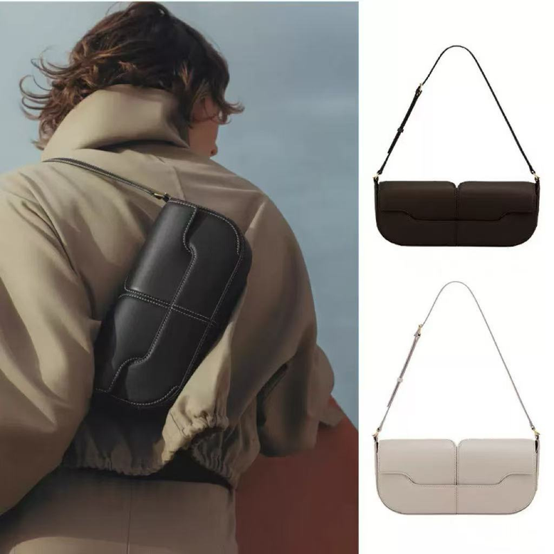 Designer Polen Le Cyme Mini Tonca Textured D Uo Shoulder Camel Nu Mero Un Nano Ma Tote Women Cross Body Ba 0s Lady Handbag_voghion.com