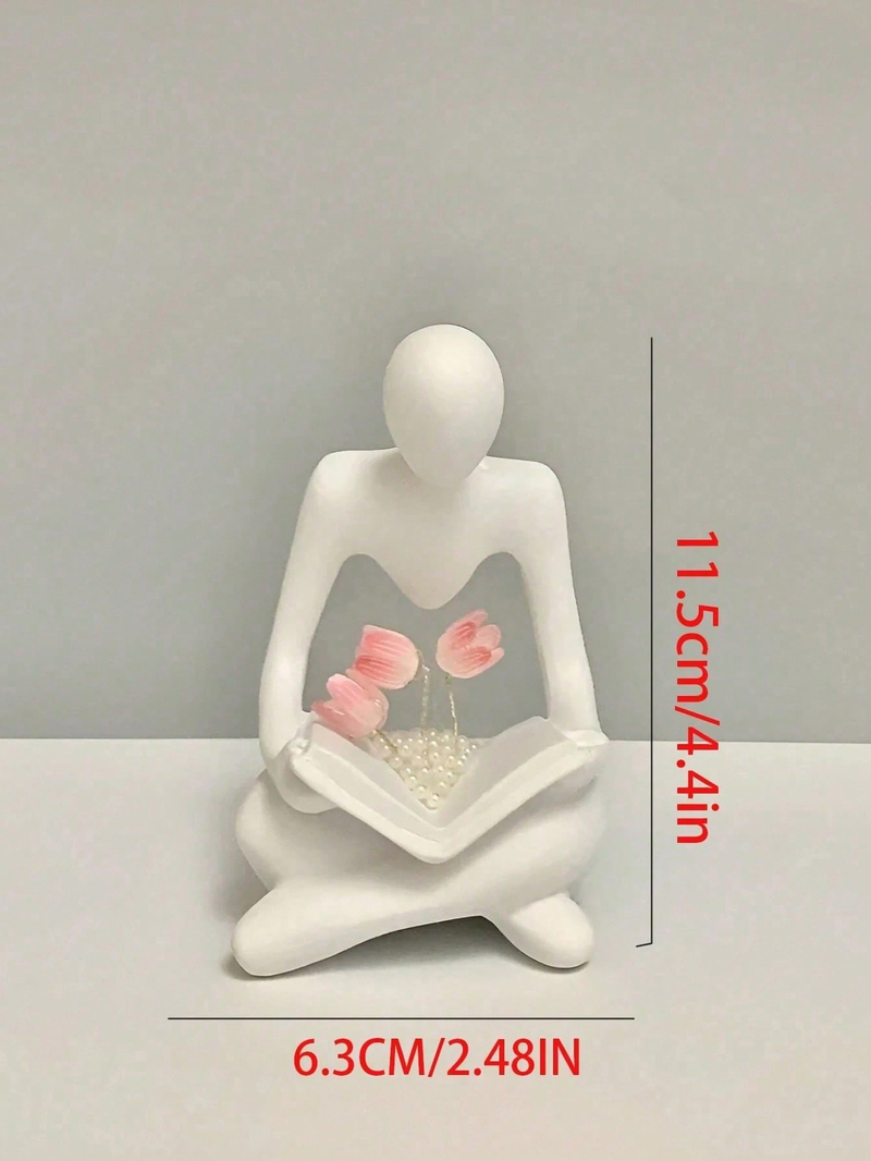 Statue en résine tulipe, veilleuse décorative, moderne et minimaliste, décoration de salon, maison, abstrait, créatif, personnalité, cadeau d'anniversaire_voghion.com