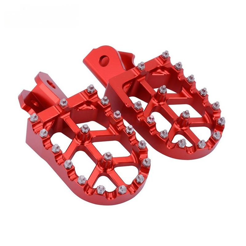 CNC-Aluminium-Fußrasten für elektrische Dirtbikes – langlebiges Offroad-Motorradzubehör – universell passend für die meisten E-Bikes (130 x 60 x 50 mm)_voghion.com