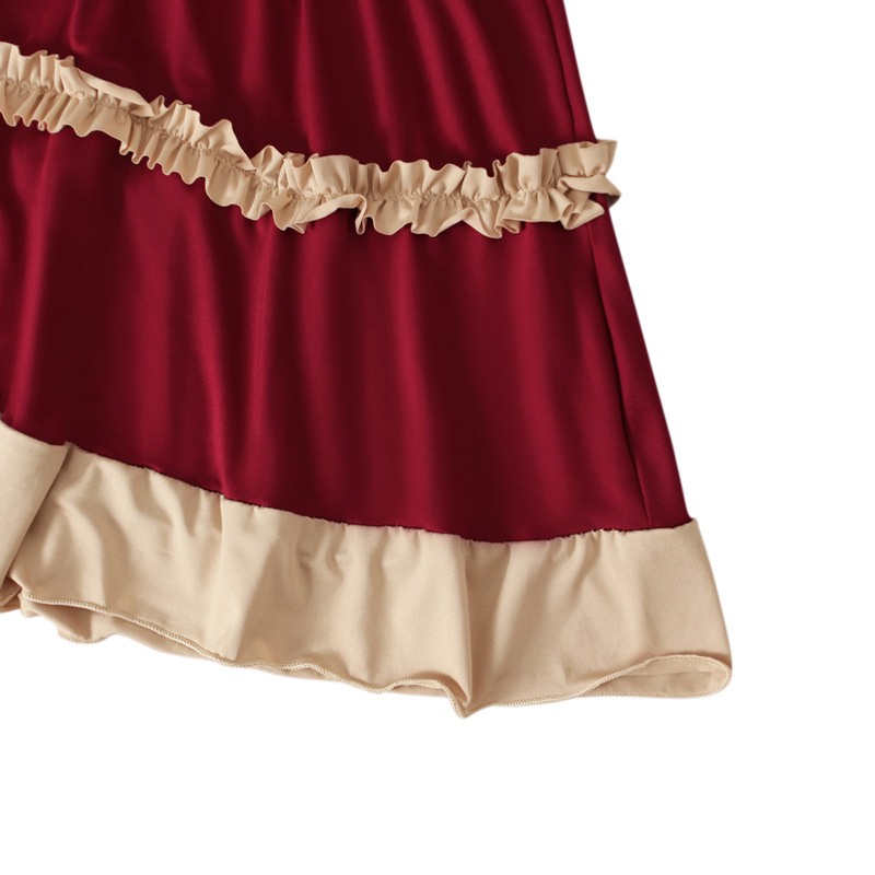 Babykleidung Kinder langärmeliges langes Kleid + Kopftuch zweiteilige Kinderkleidung ins_voghion.com