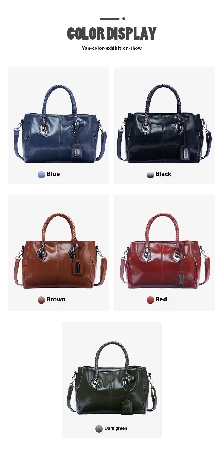 Nuove borse a tracolla minimaliste Boston Bag Borsa a mano intrecciata alla moda da donna_voghion.com