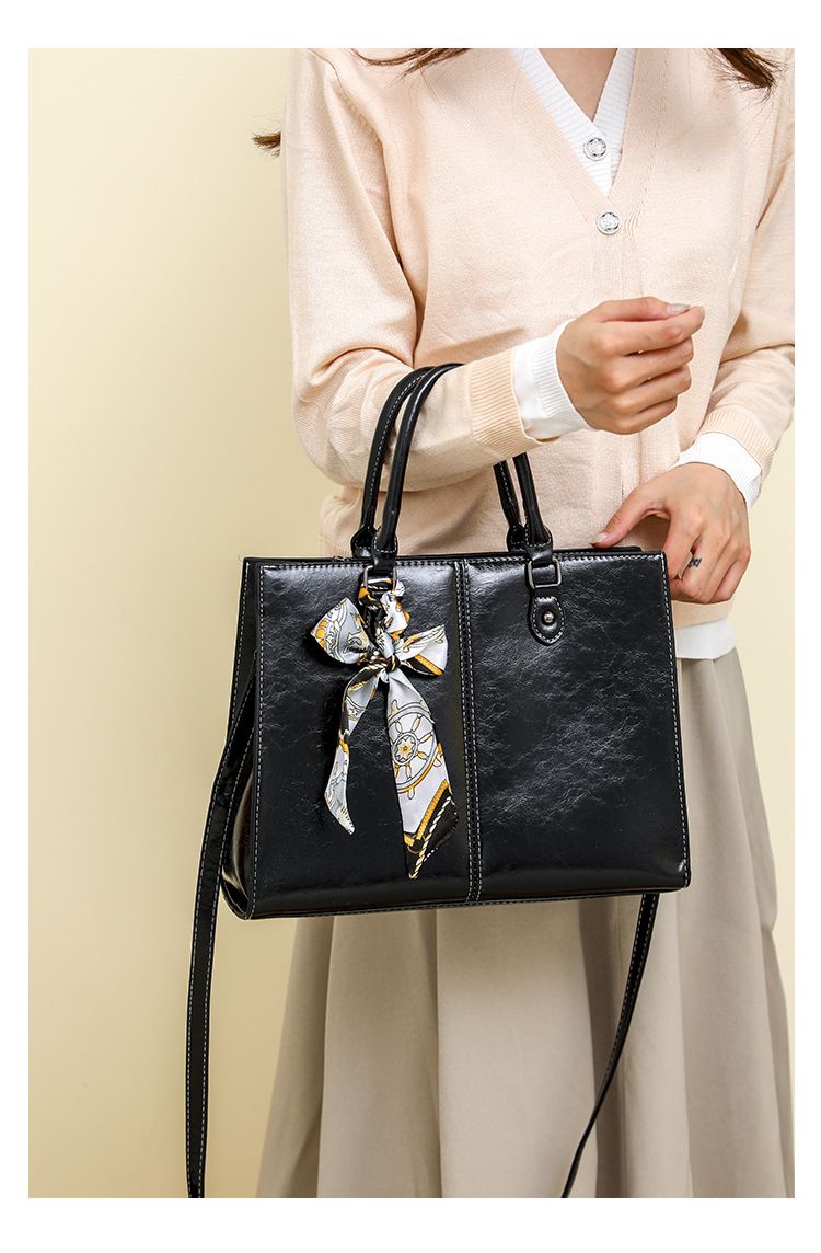 Damentaschen Mehrteilige Tasche Damen New Wax Damentasche Hand Held Schulter Crossbody Mutter und Kind Tasche_voghion.com