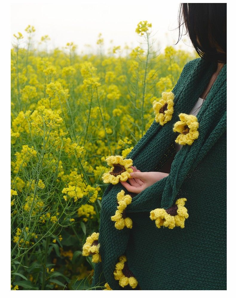 Suower Throw - 150cm Diameter Multi-Purpose Fleece Blanket_voghion.com