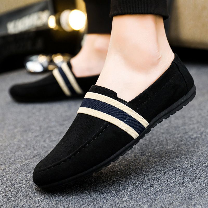 Mocassini casual bassi Bean da uomo primaverili, scarpe alla moda e comode, scarpe traspiranti e versatili_voghion.com