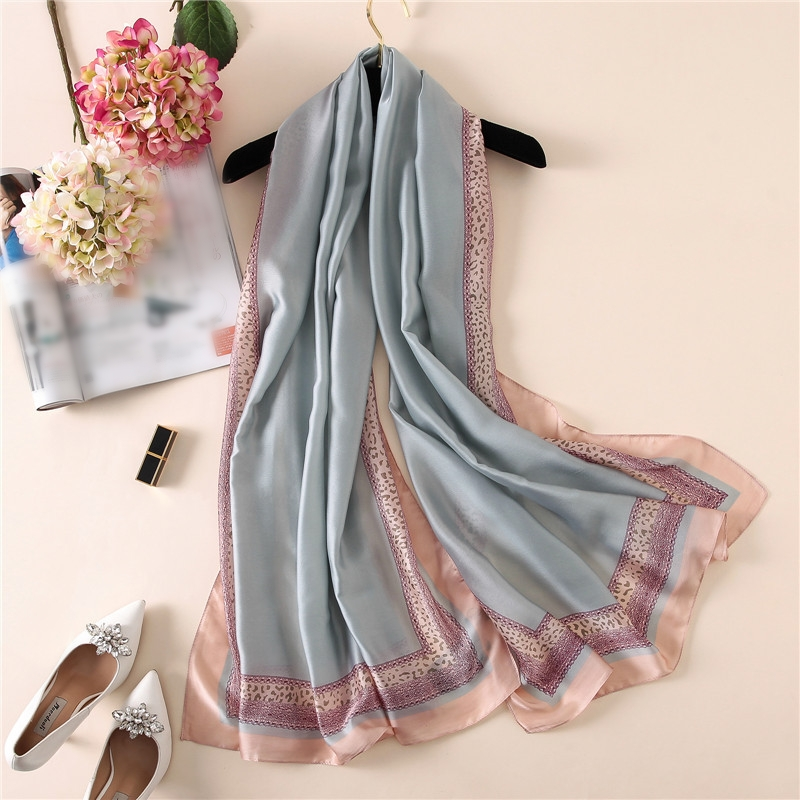 Bufanda de seda con diseño de marca VOOTHOST de 180 x 90 cm para mujer, bufandas con estampado de moda, chales, pañuelos suaves para mujer, pañuelos, hijabs_voghion.com