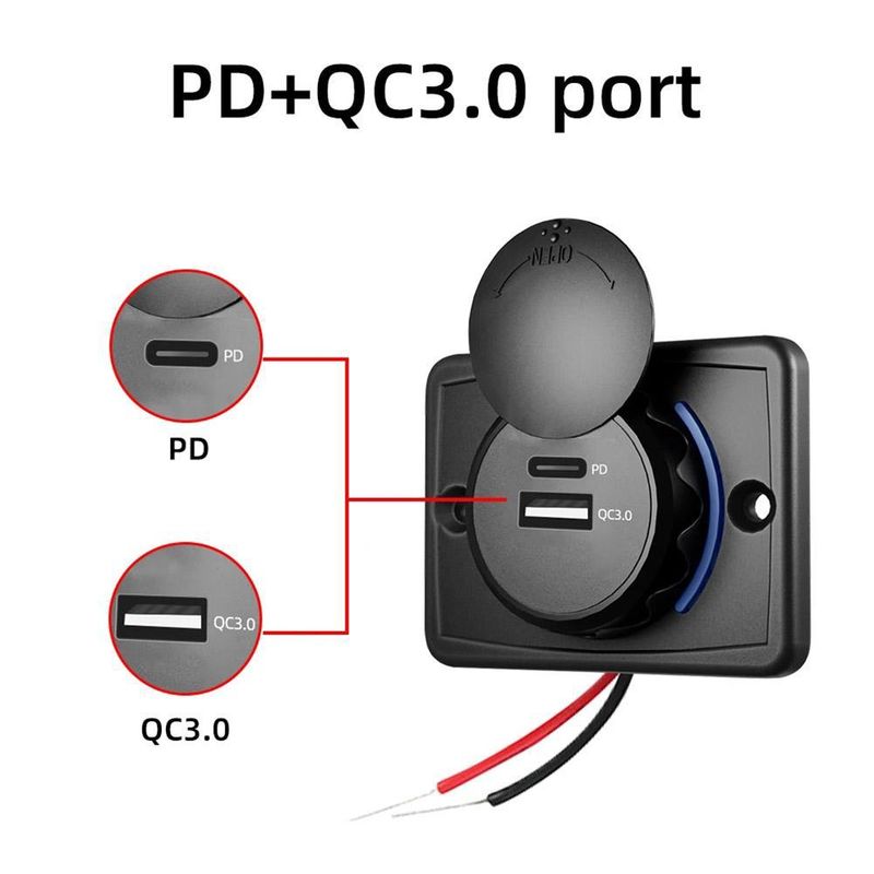 Ładowarka autobusowa elektryczna do renowacji Głowica ładująca samochodowa Dual USB_voghion.com