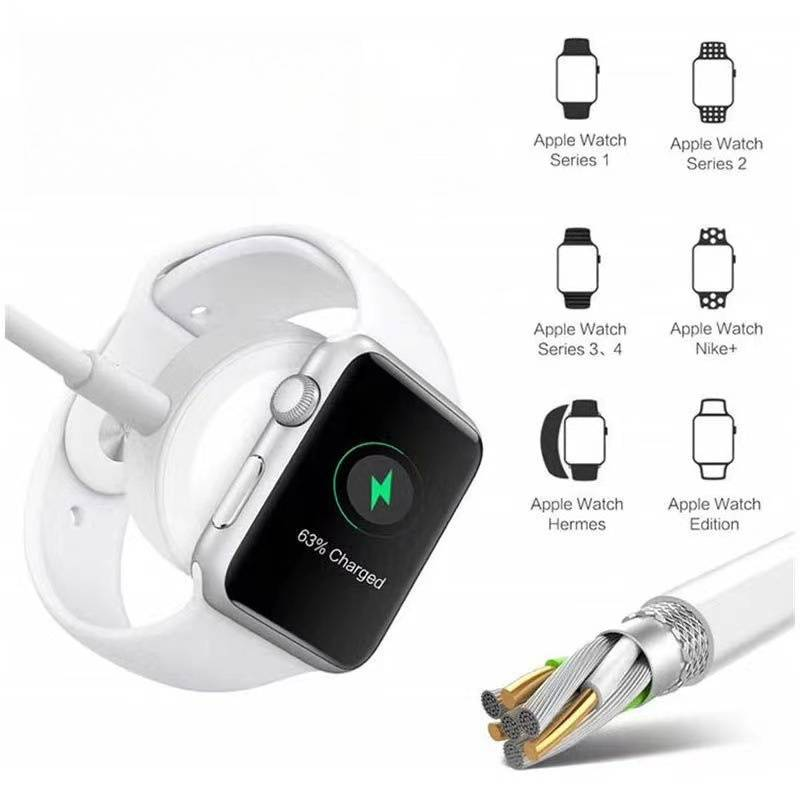 3-ühes Apple Watchi juhtmevaba laadija Magnetiline ühe- ja kolmerattaline iwatch8 magnetiline laadimiskaabel kiirlaadimise rakendus_voghion.com