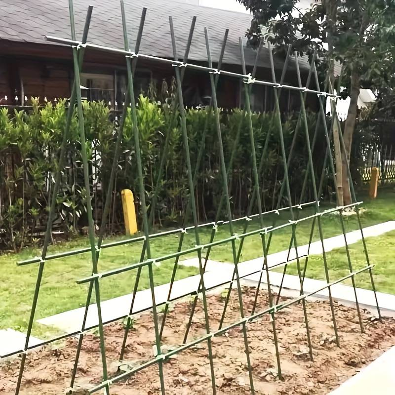 60cm DIY 120cm Plant Vine Pole, Diameter 11mm, Used For Climbing Plants Such As Tomatoes, Eggplants, Cucumbers, And Grapes_voghion.com