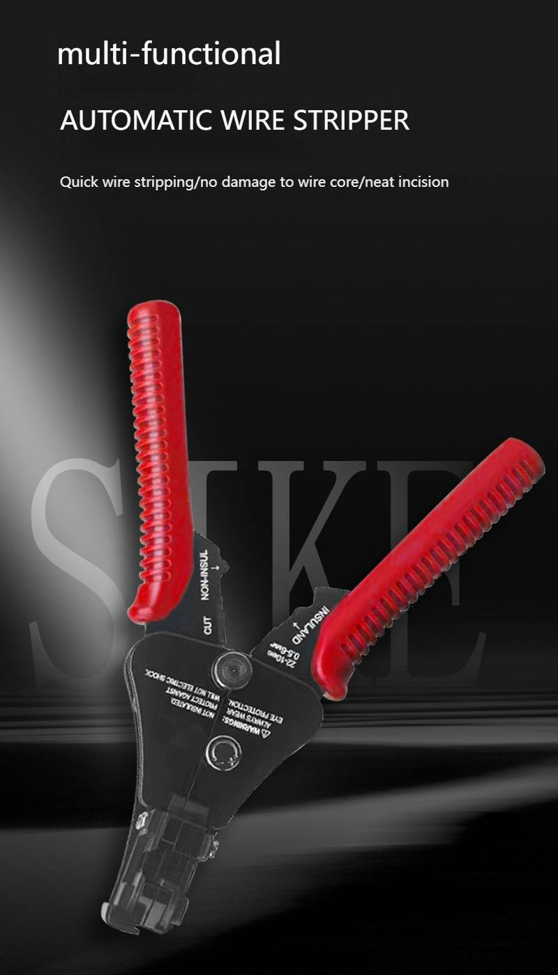 Professionele automatische draadstripper - Multifunctioneel elektrisch gereedschap met zinklegering messen voor nauwkeurig draadstrippen en knippen_voghion.com