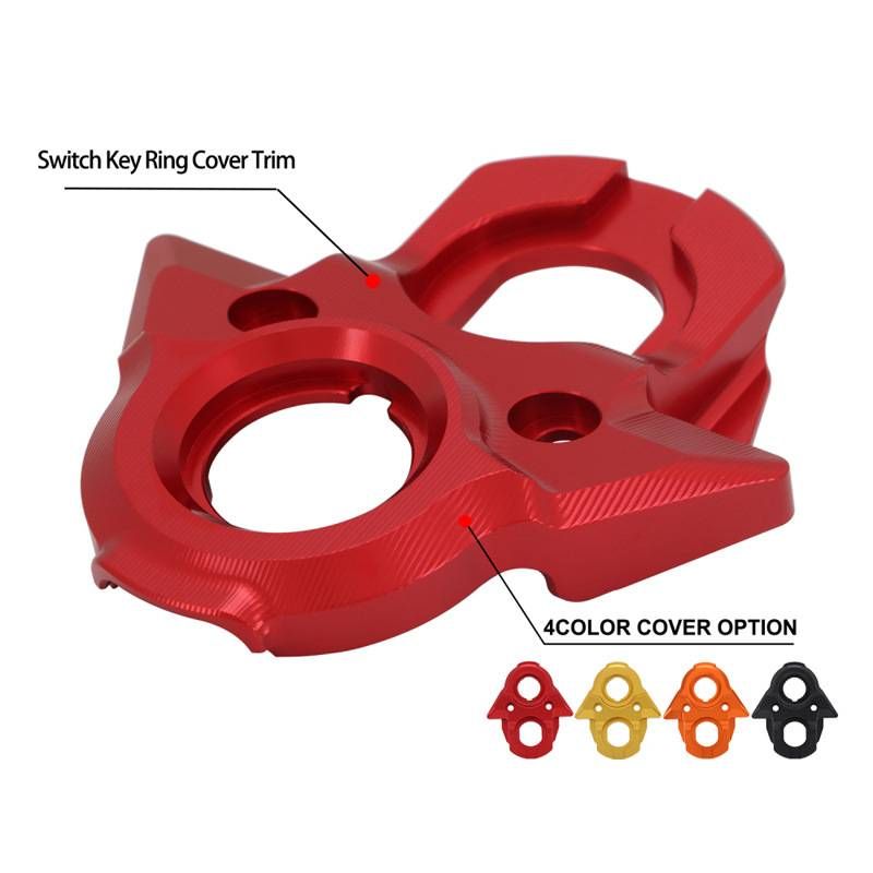 Universal Aluminum Alloy Center Console Trim Cover - Compatible With Multiple Car Models (Red, Gold, Silver, Black, Orange)_voghion.com